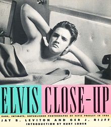 The King Elvis Presley, Front Cover, Book, 1988, Elvis Close-up : Rare, Intimate, Unpublished Photographs of Elvis Presley in 1956