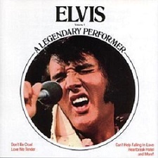 The King Elvis Presley, camden, cd, Front Cover, Elvis; A Legendary Performer,Vol.1 (Special Music Release), Cad1-2705, 1989