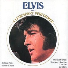 The King Elvis Presley, camden, cd, Front Cover, Elvis; A Legendary Performer, Vol.2 (Special Music Release), Cad1-2706, 1990
