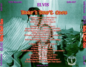 The King Elvis Presley, CD, DCR, DCR037, Baby I Don't Care