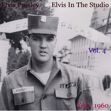 The King Elvis Presley, camden, cd, Front Cover, Elvis In The Studio, 1960, Volume 4, 2002