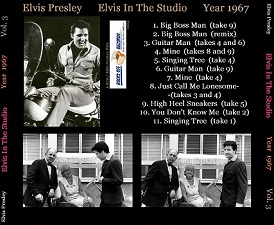The King Elvis Presley, CD CDR Other, 2002, Elvis In The Studio, 1967, Volume 3