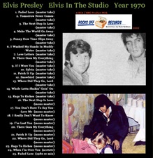 The King Elvis Presley, CD CDR Other, 2002, Elvis In The Studio, 1970, Volume 2