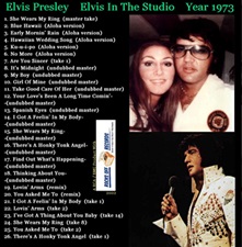The King Elvis Presley, CD CDR Other, 2002, Elvis In The Studio, 1973, Volume 2