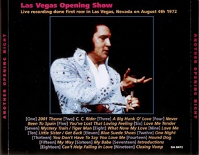 The King Elvis Presley, Import, 1991, Another Opening Night