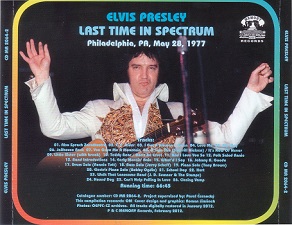 The King Elvis Presley, Back Cover / CD / Last Time In spectrum / 2064-2 / 2012