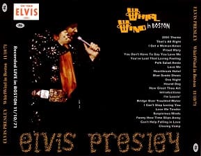 The King Elvis Presley, CDR PA, November 10, 1971, Boston, Massachusetts