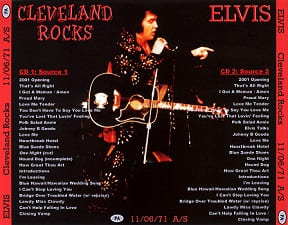 The King Elvis Presley, CDR PA, November 6, 1971, Cleveland, Ohio