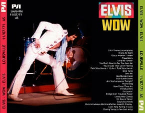 The King Elvis Presley, CDR PA, November 7, 1971, Louisville, Kentucky