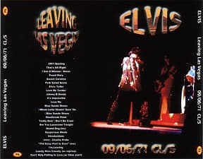The King Elvis Presley, CDR PA, September 6, 1971, Las Vegas, Nevada
