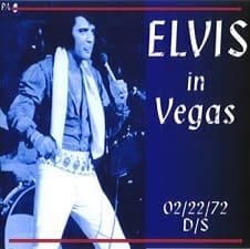The King Elvis Presley, CDR PA, February 22, 1972, Las Vegas, Nevada