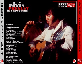 The King Elvis Presley, CDR PA, December 10, 1976, Las Vegas, Nevada, Elvis Presley In A New Sound