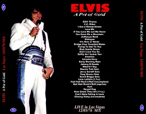 The King Elvis Presley, CDR PA, December 3, 1976, Las Vegas, Nevada, A Pot Of Gold