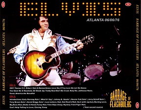 The King Elvis Presley, CDR PA, June 6, 1976, Atlanta, Georgia, Barrage Of Flashbulbs