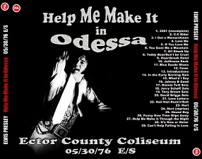The King Elvis Presley, CDR PA, May 30, 1976, Odessa, Texas, Help Me Make It In Odessa