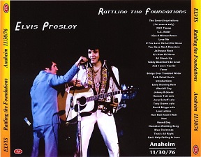 The King Elvis Presley, CDR PA, November 30, 1976, Anaheim, California, Rattling The Foundations