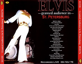 The King Elvis Presley, CDR PA, September 3, 1976, St. Petersburg, Florida, Granted Audience In St. Petersburg