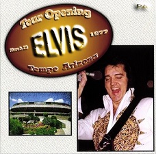 The King Elvis Presley, CDR PA, March 23, 1977, Tempe, Arizona, Tour Opening In Tempe