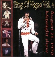 The King Elvis Presley, CDR TCB, August 21, 1970, King Of Vegas Volume 4