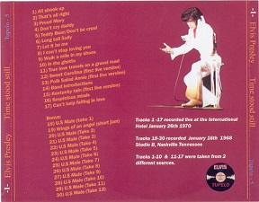 The King Elvis Presley, CD CDR Other, 1970, Time Stood Still