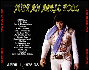 The King Elvis Presley, CD CDR Other, 1975, Just An April Fool