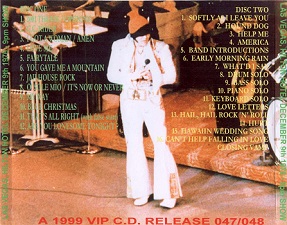 The King Elvis Presley, CD CDR Other, 1976, Winter Season In Las Vegas Volume 10