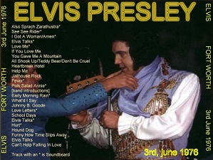 The King Elvis Presley, CD CDR Other, 1976, Forth Worth