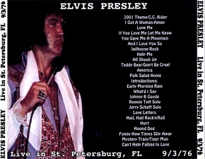The King Elvis Presley, CD CDR Other, 1976, Elvis Presley Live In St. Petersburg