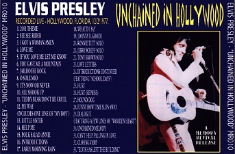 The King Elvis Presley, CD CDR Other, 1977, Unchained In Hollywood
