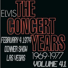 The King Elvis Presley, CDR, The Concert Years, Volume 41