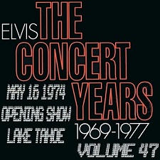 The King Elvis Presley, CDR, The Concert Years, Volume 47