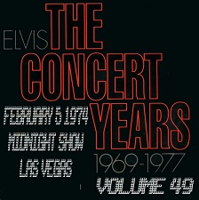 The King Elvis Presley, CDR, The Concert Years, Volume 49