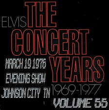 The King Elvis Presley, CDR, The Concert Years, Volume 55