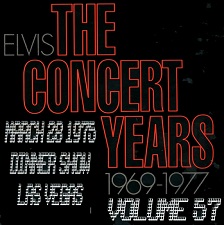 The King Elvis Presley, CDR, The Concert Years, Volume 57