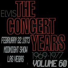 The King Elvis Presley, CDR, The Concert Years, Volume 60