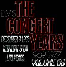 The King Elvis Presley, CDR, The Concert Years, Volume 68