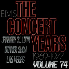 The King Elvis Presley, CDR, The Concert Years, Volume 74