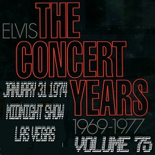 The King Elvis Presley, CDR, The Concert Years, Volume 75