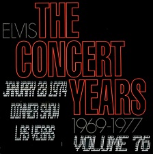 The King Elvis Presley, CDR, The Concert Years, Volume 76