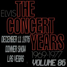 The King Elvis Presley, CDR, The Concert Years, Volume 86