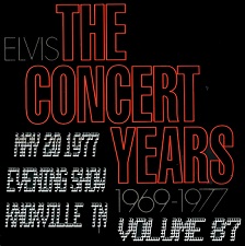 The King Elvis Presley, CDR, The Concert Years, Volume 87