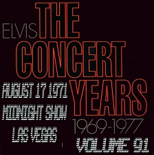 The King Elvis Presley, CDR, The Concert Years, Volume 91