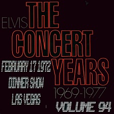 The King Elvis Presley, CDR, The Concert Years, Volume 94