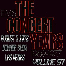 The King Elvis Presley, CDR, The Concert Years, Volume 97