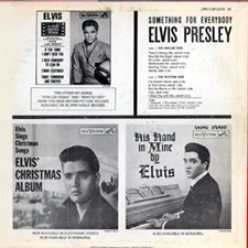 The King Elvis Presley, album, RCA LSP-2370, 1961, Something For Everybody