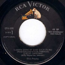 The King Elvis Presley, Side A, EP, Elvis Sings Chrismas Songs, EPA-4108, 1957
