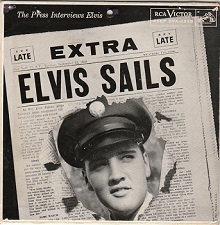 The King Elvis Presley, Front Cover, EP, Elvis Sails, EPA-4325, 1958