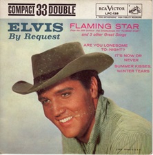 The King Elvis Presley, Front Cover, EP, Flaming Star, lpc-128, April 21, 1961