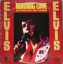 The King Elvis Presley, LP, Pickwick, CAS-2595, 1977, 2009, Burning Love And Hits From His Movies