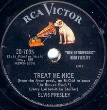 The King Elvis Presley, single78, RCA 20-7035, 1957, Jailhouse Rock / Treat Me Nice